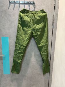 cigarette Green Ethnic Style Pants