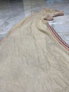 Golden Dupatta Big Size Wid Border