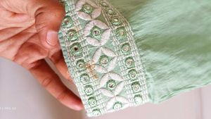 PISTA  EMBROIDERED DRESS