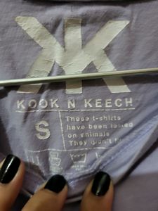 Crop Tshirt Lavender Color