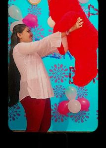 Red Teddy Bear. TODAY OFFER ONLY IN 1000RS