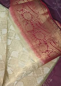 Elegant Red &amp; Gold Silk Saree