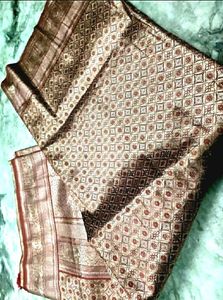 Peach Color Wedding Saree. 🥰