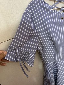 Women Lavender Dress Knee Length | 30-32 Inch Bust