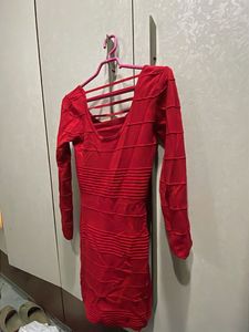 Red Dress With Sexy Back