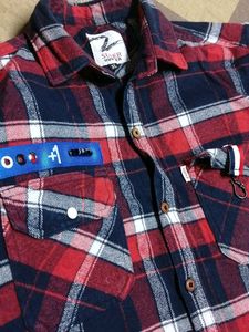 Red &amp; Black Plaid Shirt