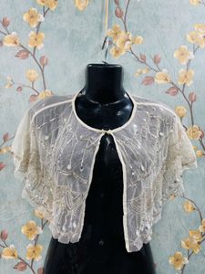 Vintage Heavily Beaded Pooncho