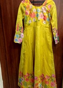 Yellow Floral Kurta