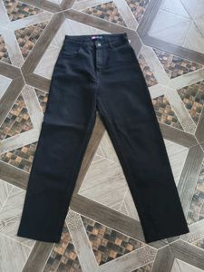 Black Straight Leg Jeans