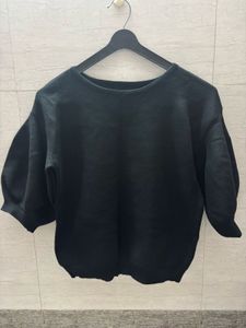 Black Puff Sleeve Top