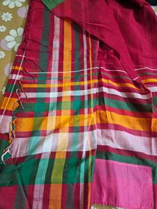 Beautiful Red Colour Sharee