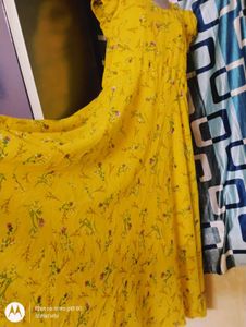 Floral Yellow Maxi Dress