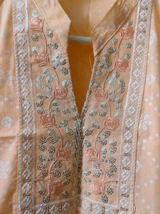 Elegant Peach Kurta