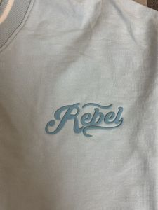 RIO Light Blue &amp; White &#34;Rebel&#34; Long Sleeve