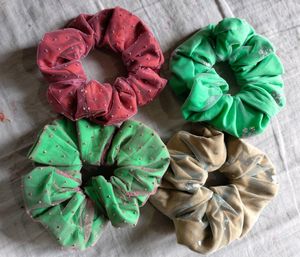 Scrunchies (Pack Of 4)