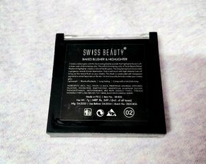 SWISS BEAUTY Baked Blusher &amp; Highlighter (7gm)