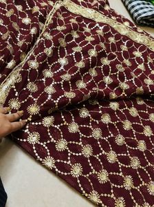 amazing worked saree