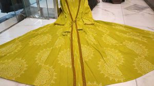 Two layer style anarkali kurti Set In 2 Colour