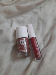 LIPSTICK and NAIL POLISH