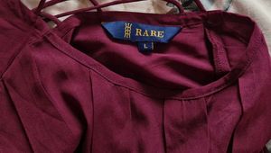 Marron Sleeveless Top With Beautiful Back Details