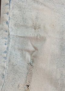 Light Blue, Ribbed Jeans