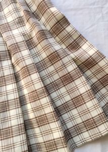 plaid skirt