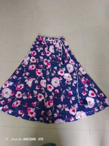 Peppermint Floral Skirt