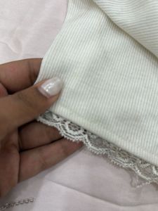 Lace Trim Tank Top
