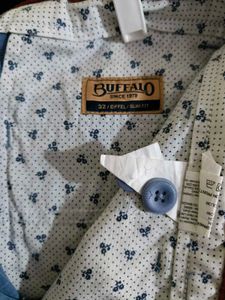 Blue Checked Casual Pants 32size