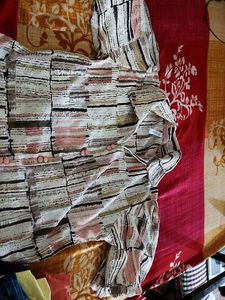 Crop Top With Puffy Sleeves