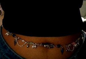 grunge core waist chain ⛓️🖤