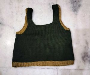 Floral Knit Top For Winter