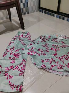 Floral Print Pajama Set