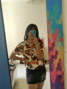 Funky Printed Zara Top