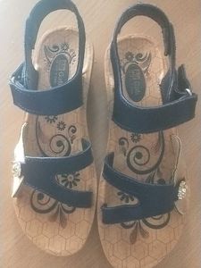Cute Navy Blue Sandals