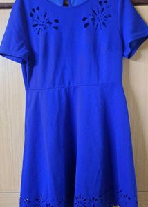 SHEIN Royal Blue Flair Dress👗✨