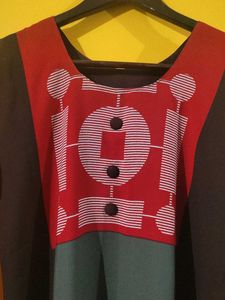 red brown kurta in new condition