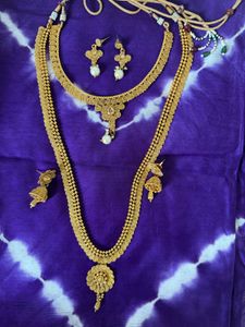 Choker With Long Haar Set