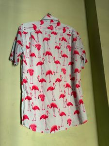 Flamingo Print Shirt