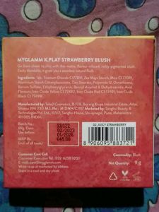 K.Play MYGLAMM STRABERRY BLUSH