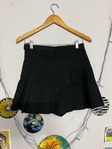 Black Pleated Skirt