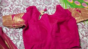 Original Silk Saree With Blouse.