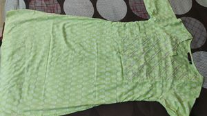 Shrishti Lime Green 💚 Cotton &#34;L&#34; Kurta