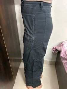 Cargo Style Wide Leg Pants