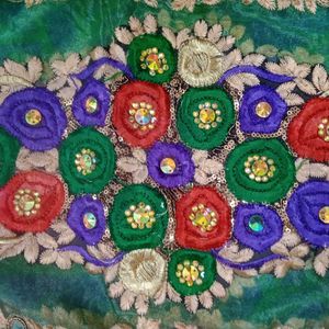 Beautiful Purple &amp; Pista Colour Dupatta Combo