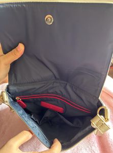 Chic And Spacious Imported Gold Sling Bag