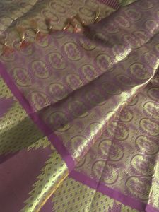 Elegant Gold &amp; Maroon ponadai shawl