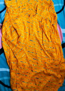 Elegant Mustard Kurta Set