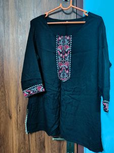 Trendy Black Short Kurti