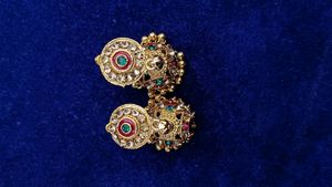 Golden Dimand Earrings.